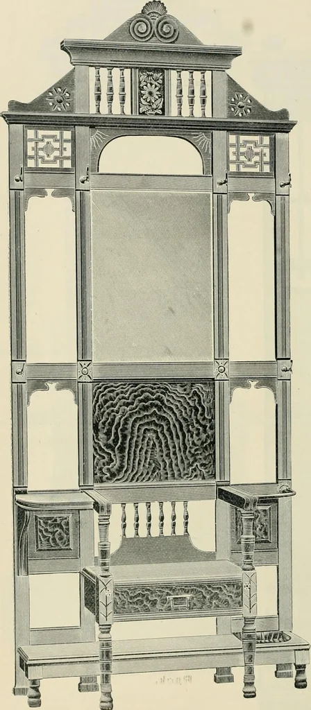 An illustration from Mouldings, mirrors, pictures and frames., 1884, leaf 143