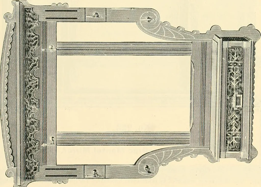 An illustration from Mouldings, mirrors, pictures and frames., 1884, leaf 144