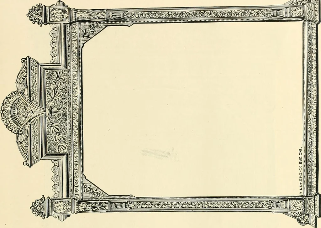 An illustration from Mouldings, mirrors, pictures and frames., 1884, leaf 146