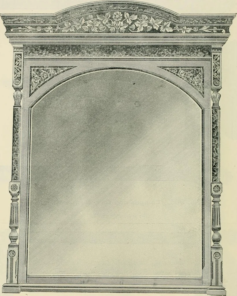 An illustration from Mouldings, mirrors, pictures and frames., 1884, leaf 147