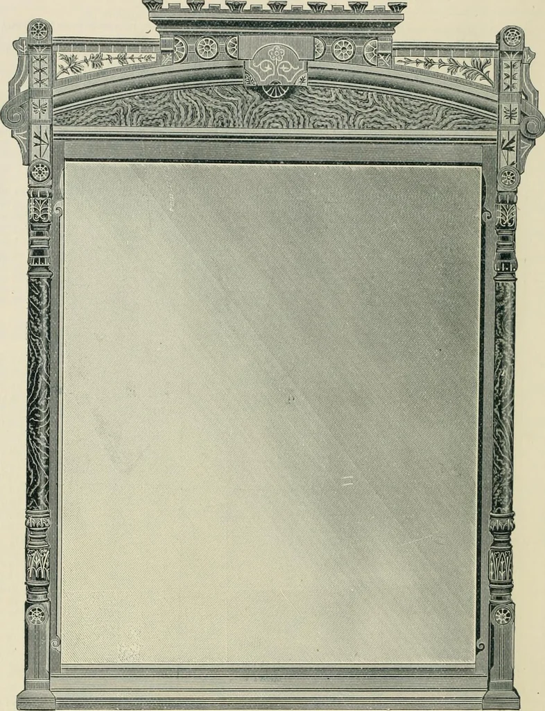 An illustration from Mouldings, mirrors, pictures and frames., 1884, leaf 149