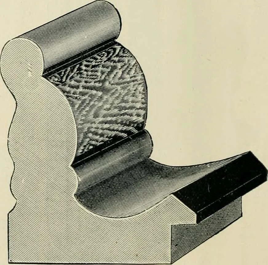An illustration from Mouldings, mirrors, pictures and frames., 1884, leaf 15