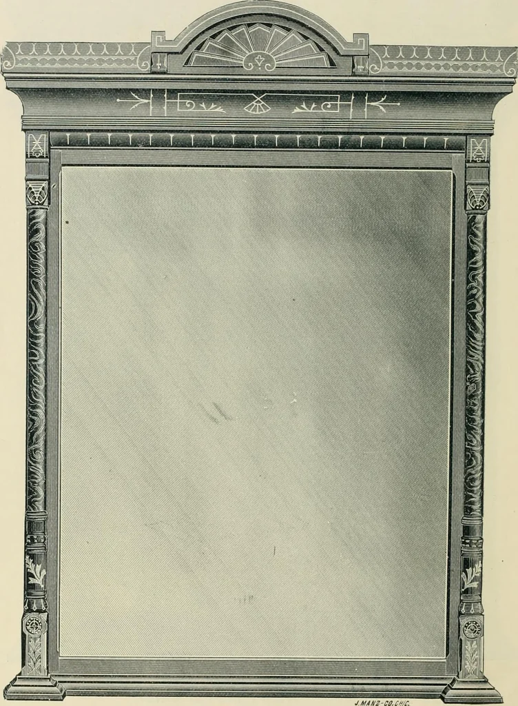 An illustration from Mouldings, mirrors, pictures and frames., 1884, leaf 151