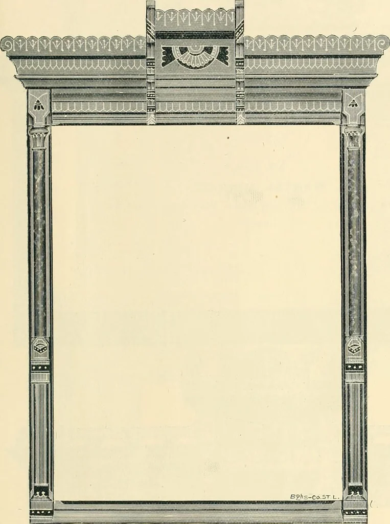 An illustration from Mouldings, mirrors, pictures and frames., 1884, leaf 152