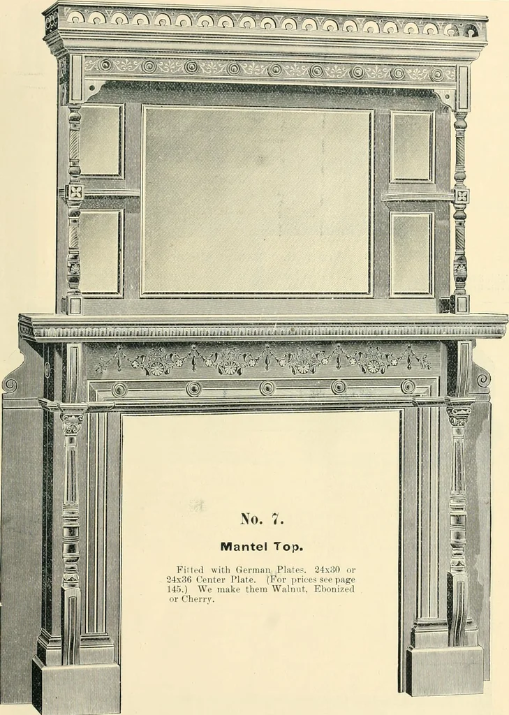 An illustration from Mouldings, mirrors, pictures and frames., 1884, leaf 154