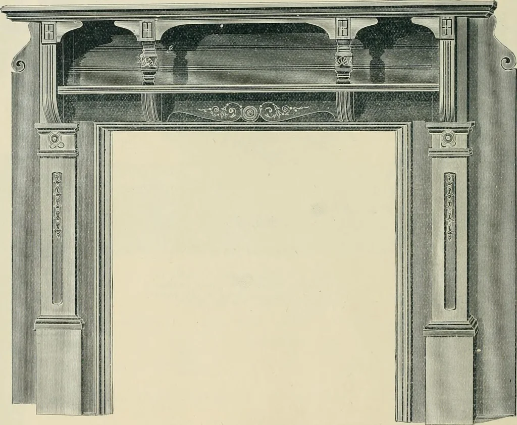 An illustration from Mouldings, mirrors, pictures and frames., 1884, leaf 155