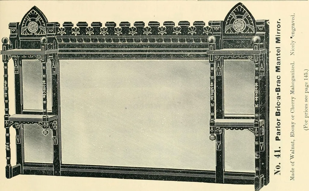 An illustration from Mouldings, mirrors, pictures and frames., 1884, leaf 158