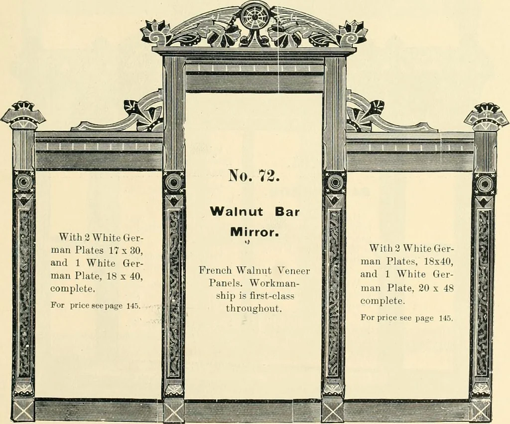 An illustration from Mouldings, mirrors, pictures and frames., 1884, leaf 158