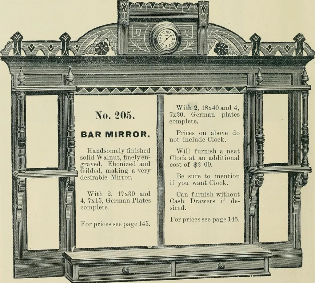 An illustration from Mouldings, mirrors, pictures and frames., 1884, leaf 159