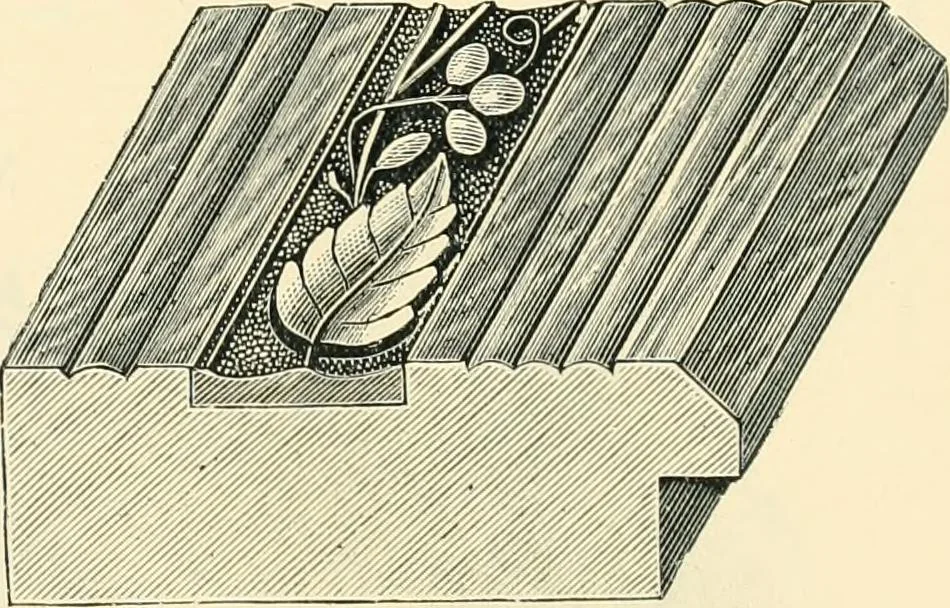An illustration from Mouldings, mirrors, pictures and frames., 1884, leaf 16