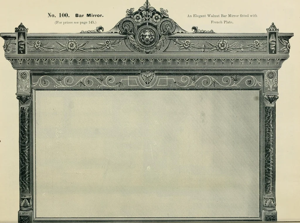 An illustration from Mouldings, mirrors, pictures and frames., 1884, leaf 161