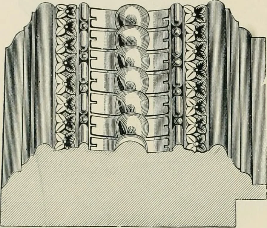 An illustration from Mouldings, mirrors, pictures and frames., 1884, leaf 17