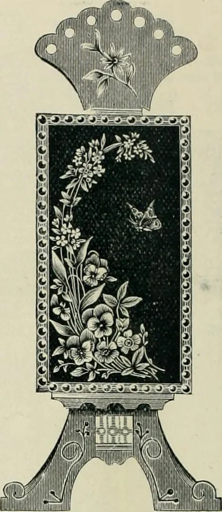 An illustration from Mouldings, mirrors, pictures and frames., 1884, leaf 171