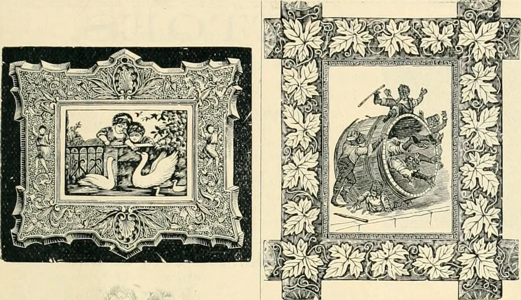 An illustration from Mouldings, mirrors, pictures and frames., 1884, leaf 172