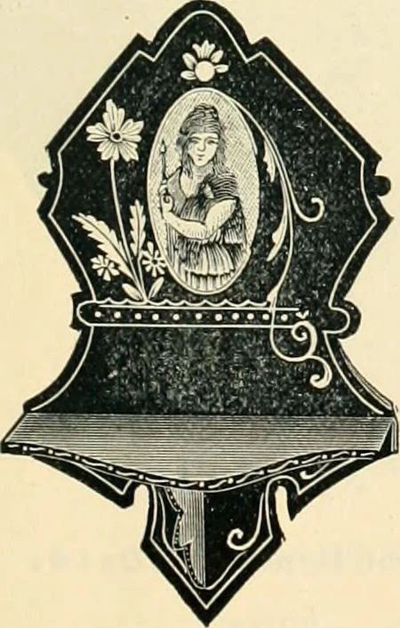 An illustration from Mouldings, mirrors, pictures and frames., 1884, leaf 182