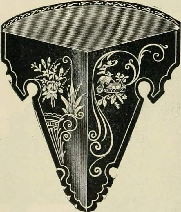 An illustration from Mouldings, mirrors, pictures and frames., 1884, leaf 183