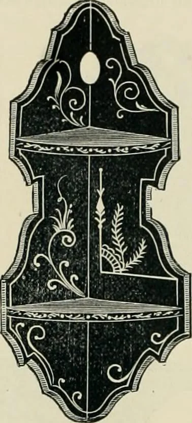 An illustration from Mouldings, mirrors, pictures and frames., 1884, leaf 183