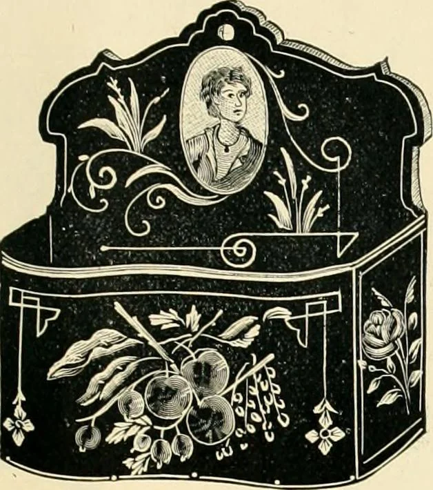 An illustration from Mouldings, mirrors, pictures and frames., 1884, leaf 184