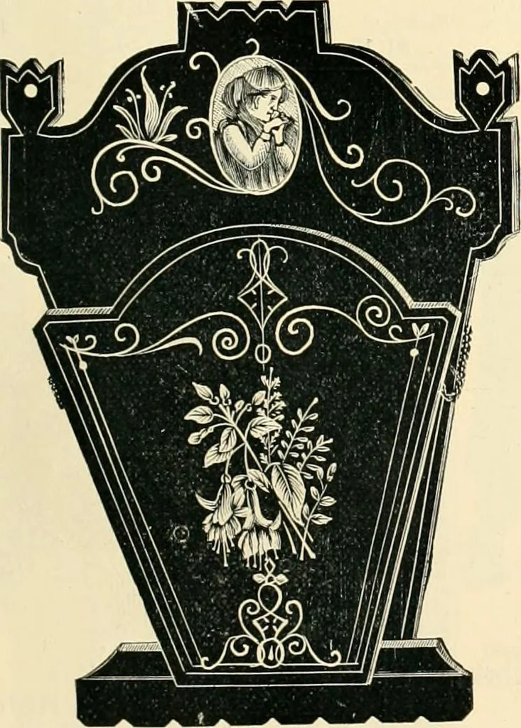 An illustration from Mouldings, mirrors, pictures and frames., 1884, leaf 184