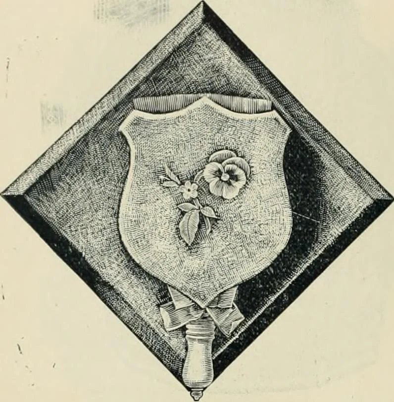 An illustration from Mouldings, mirrors, pictures and frames., 1884, leaf 185
