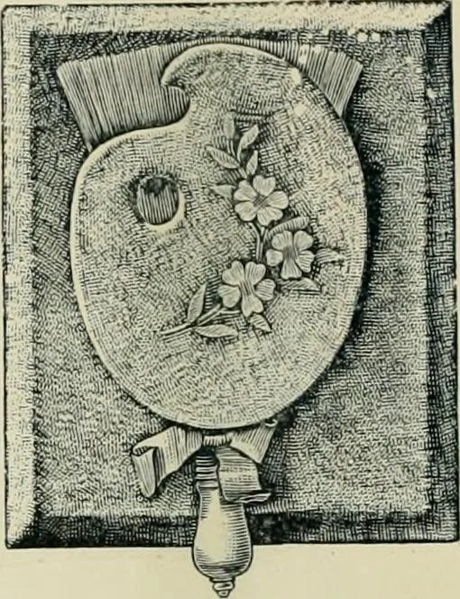 An illustration from Mouldings, mirrors, pictures and frames., 1884, leaf 185