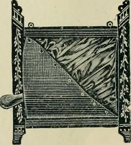 An illustration from Mouldings, mirrors, pictures and frames., 1884, leaf 185