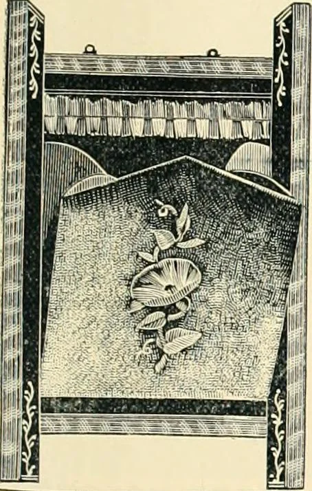 An illustration from Mouldings, mirrors, pictures and frames., 1884, leaf 186