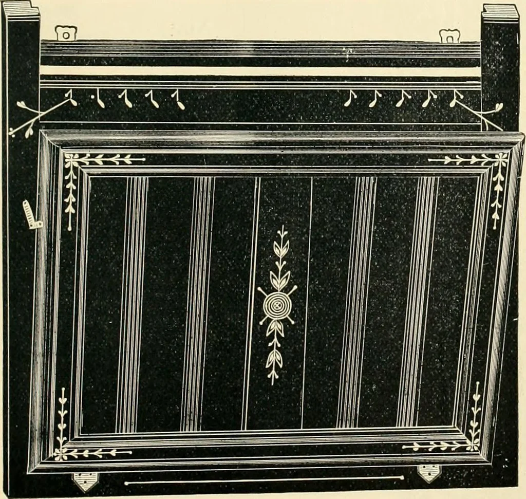 An illustration from Mouldings, mirrors, pictures and frames., 1884, leaf 188