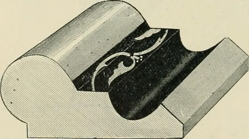 An illustration from Mouldings, mirrors, pictures and frames., 1884, leaf 19