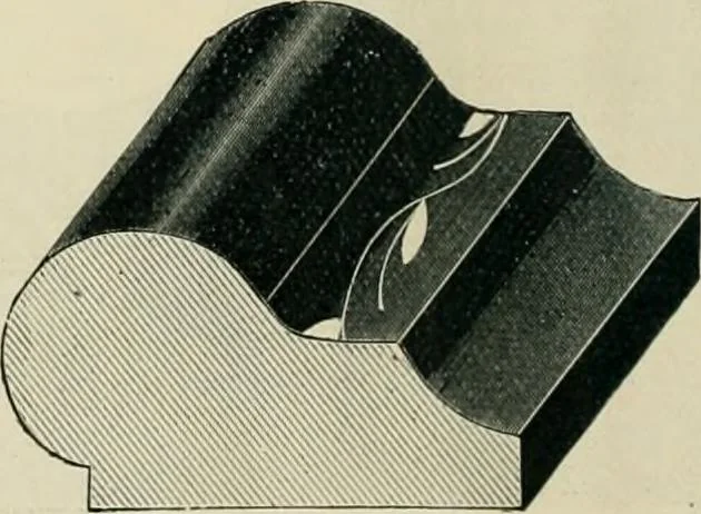 An illustration from Mouldings, mirrors, pictures and frames., 1884, leaf 19
