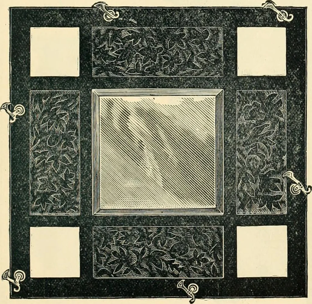 An illustration from Mouldings, mirrors, pictures and frames., 1884, leaf 190