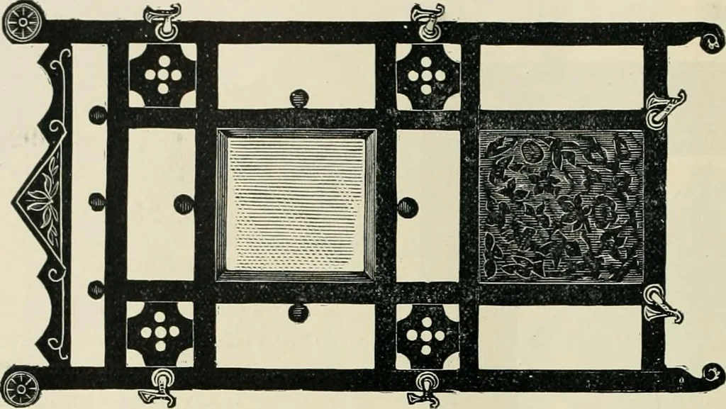 An illustration from Mouldings, mirrors, pictures and frames., 1884, leaf 191