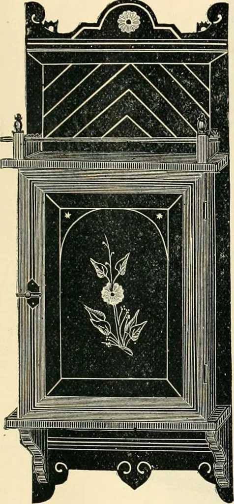 An illustration from Mouldings, mirrors, pictures and frames., 1884, leaf 192