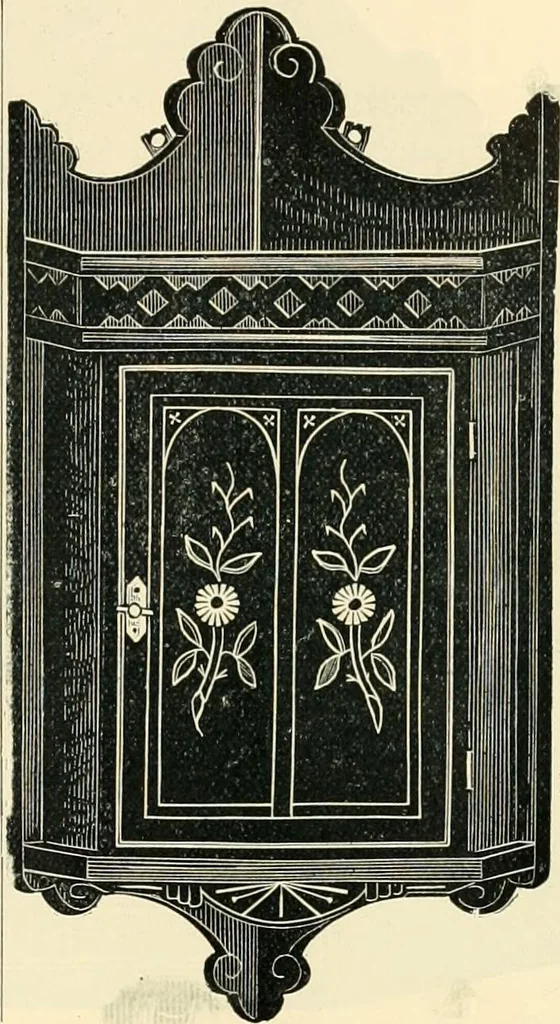 An illustration from Mouldings, mirrors, pictures and frames., 1884, leaf 192