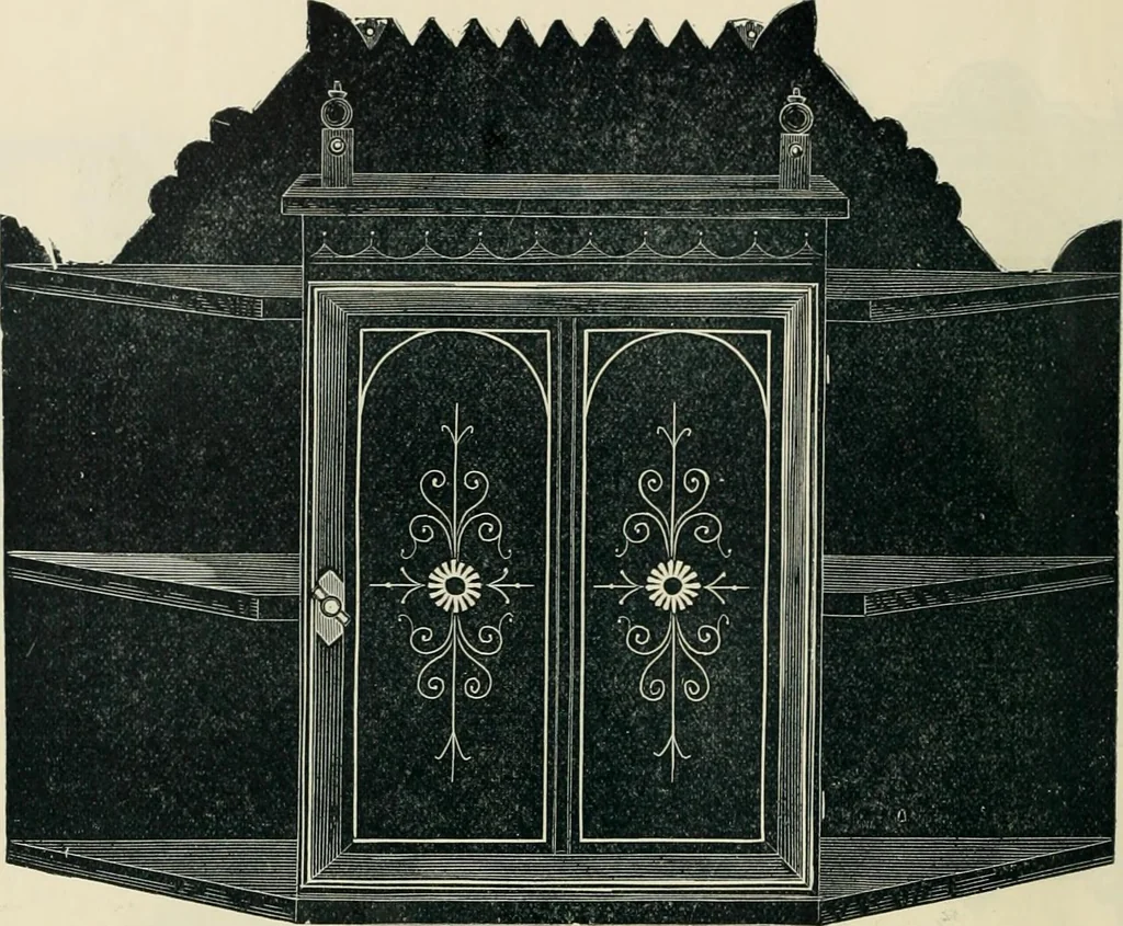 An illustration from Mouldings, mirrors, pictures and frames., 1884, leaf 193
