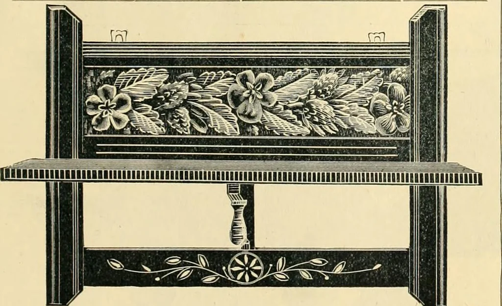 An illustration from Mouldings, mirrors, pictures and frames., 1884, leaf 196