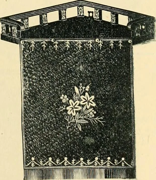 An illustration from Mouldings, mirrors, pictures and frames., 1884, leaf 196