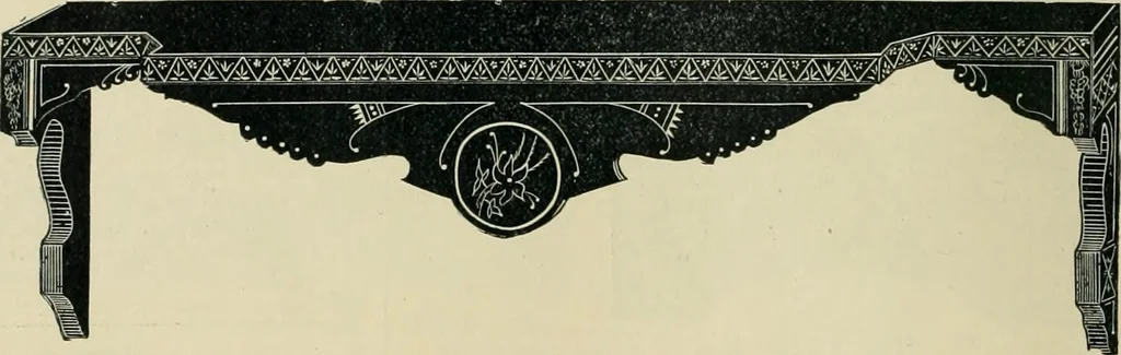 An illustration from Mouldings, mirrors, pictures and frames., 1884, leaf 197