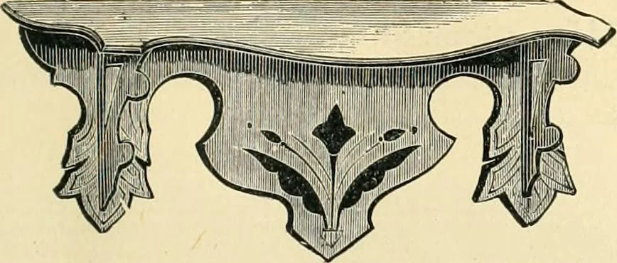 An illustration from Mouldings, mirrors, pictures and frames., 1884, leaf 198