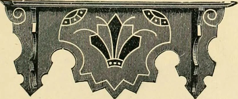 An illustration from Mouldings, mirrors, pictures and frames., 1884, leaf 198