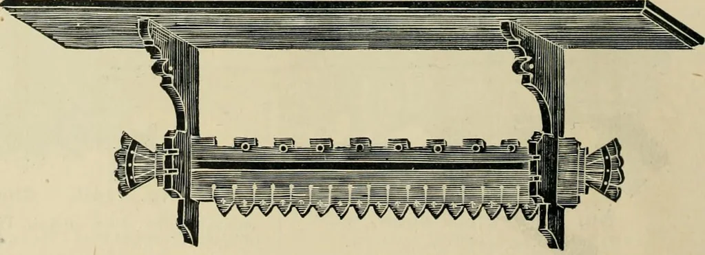 An illustration from Mouldings, mirrors, pictures and frames., 1884, leaf 199