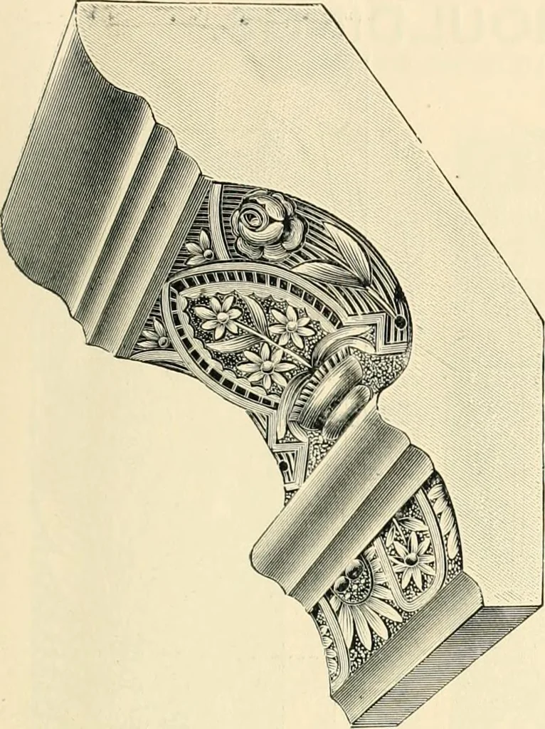 An illustration from Mouldings, mirrors, pictures and frames., 1884, leaf 20