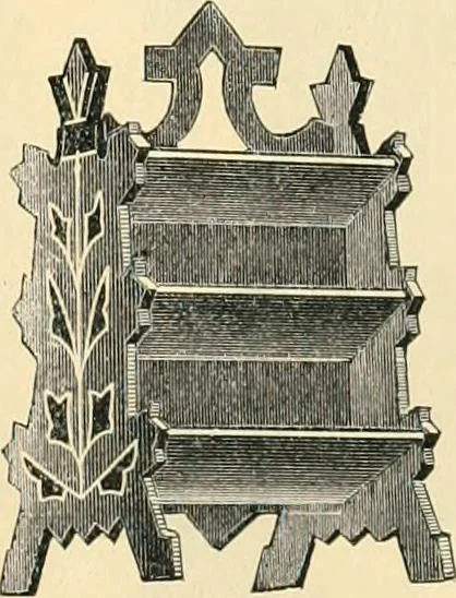 An illustration from Mouldings, mirrors, pictures and frames., 1884, leaf 202