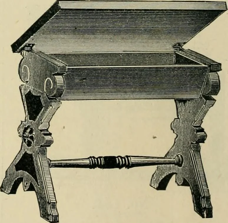 An illustration from Mouldings, mirrors, pictures and frames., 1884, leaf 203