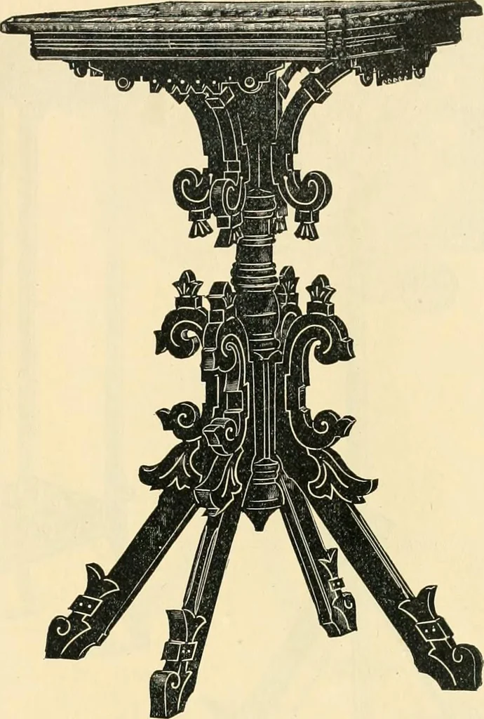 An illustration from Mouldings, mirrors, pictures and frames., 1884, leaf 204