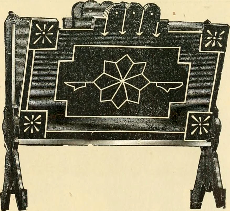 An illustration from Mouldings, mirrors, pictures and frames., 1884, leaf 204