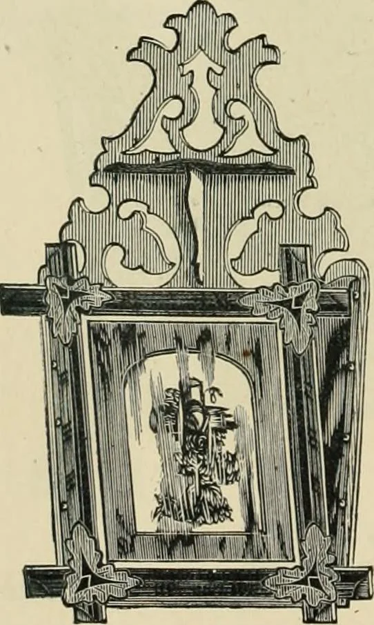 An illustration from Mouldings, mirrors, pictures and frames., 1884, leaf 205