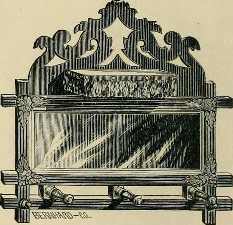 An illustration from Mouldings, mirrors, pictures and frames., 1884, leaf 205