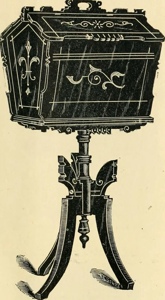 An illustration from Mouldings, mirrors, pictures and frames., 1884, leaf 206