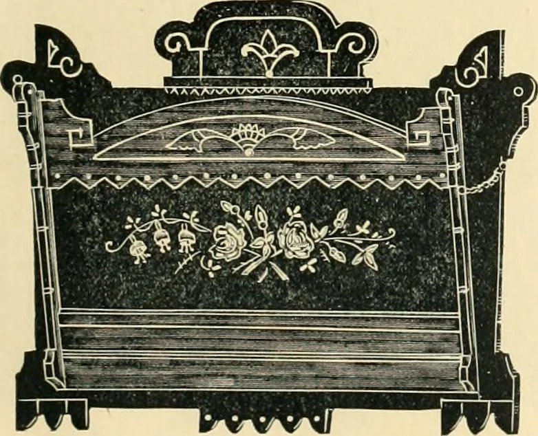An illustration from Mouldings, mirrors, pictures and frames., 1884, leaf 206